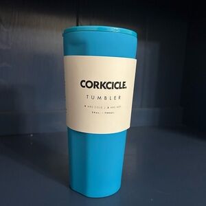 Corkcicle Tumbler 24oz Neon Blue